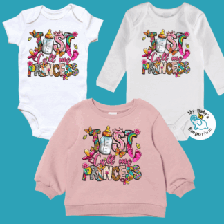 Just Call Me Princess 3pc Baby Winter Clothing Bundle Sizes 6 - 12 Months