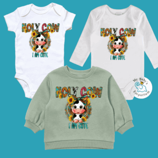 Wholy Cow I'm Cute 3pc Baby Winter Clothing Bundle Sizes 6 - 12 Months