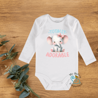 Baby Long Sleeve Onesie - Totally Adorable