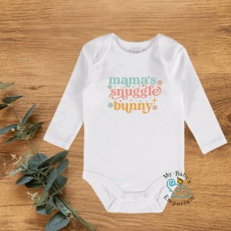 Baby Long Sleeve Onesie - Mama's Snuggle Bunny