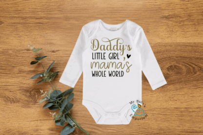 Baby Long Sleeve Onesie - Daddy's Little Girl And...