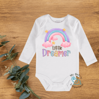 Baby Long Sleeve Onesie - Little Dreamer