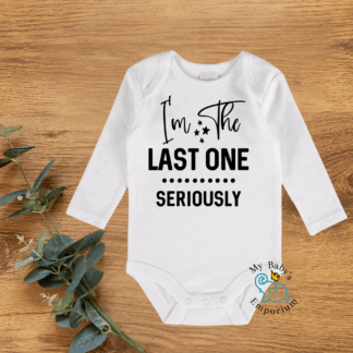 Baby Long Sleeve Onesie - I'm The Last One... Seriously