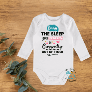 Baby Long Sleeve Onesie - The sleep you ordered