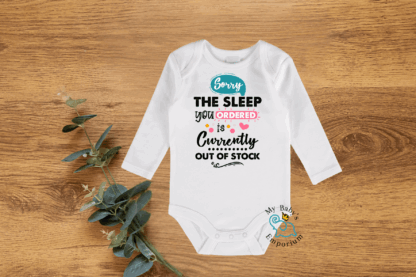 Baby Long Sleeve Onesie - The sleep you ordered