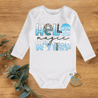 Baby Long Sleeve Onesie - Hello Magic Winter