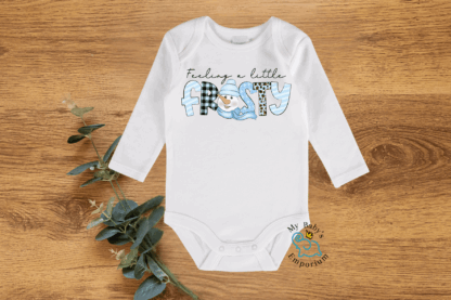 Baby Long Sleeve Onesie - Feeling A Little Frosty