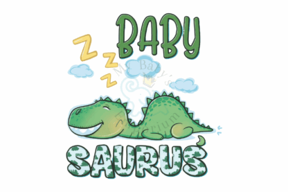 Baby Long Sleeve Onesie - Baby Sarus Sleeping - Image 2