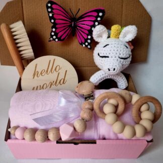 Unity The Unicorn – 6pc Essentials Baby Gift Set
