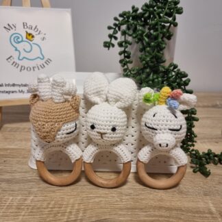 Crocheted Animal Rattle