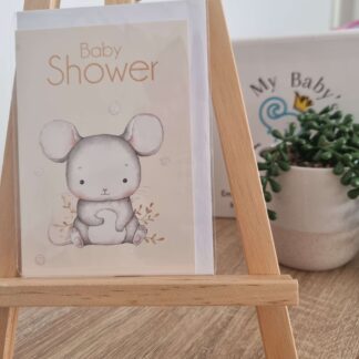 Baby Cards - Baby Shower with Mouse