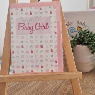 Baby Cards - Baby Girl in Pink