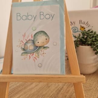 Baby Cards - Baby Boy Turtle