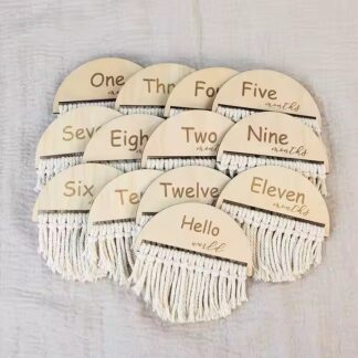 Wooden Milestone Set