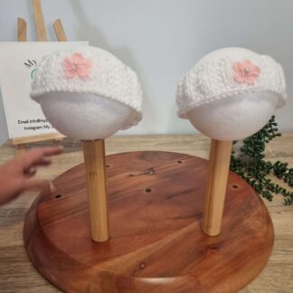 Baby Knitted Headband - Prem, White