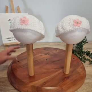 Baby Knitted Headband - Prem, White