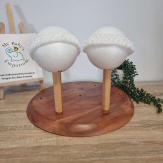 Baby Knitted Headband - 3-6 mths, White