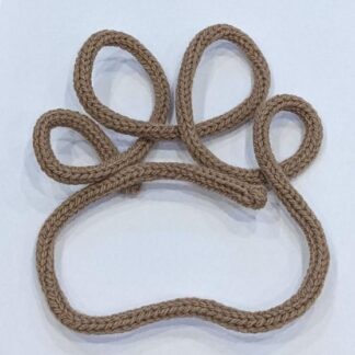 Knitted Wire Paw Prints - Reindeer