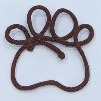 Knitted Wire Paw Prints - Bark
