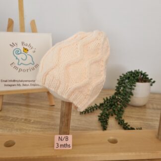 Baby Beanies Newborn to 3 Months - apricot