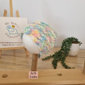 Baby Beanies Newborn to 3 Months - pastel mix