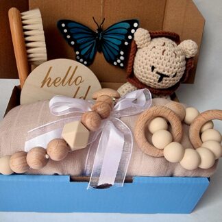 Luke The Lion – 6pc Essentials Baby Gift Set