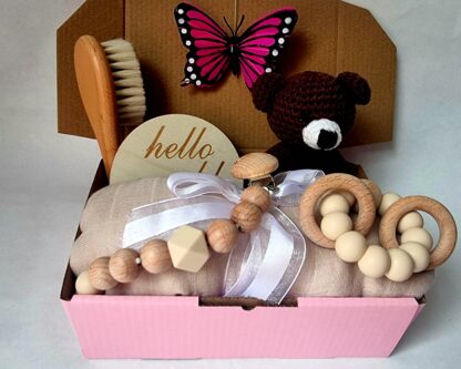 Brendan The Bear – 6pc Essentials Baby Gift Set
