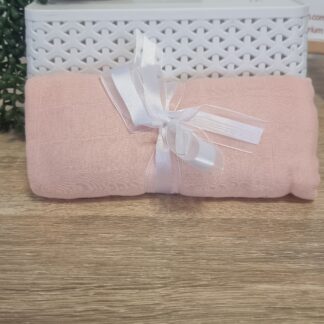 Soft Bamboo Cotton Muslin Wrap – Extra Large & Versatile - Apricot