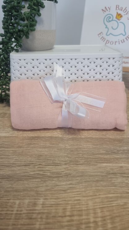 Soft Bamboo Cotton Muslin Wrap – Extra Large & Versatile - Image 4