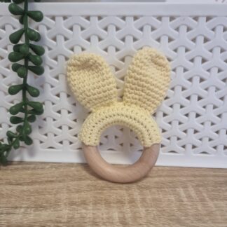Bunny Ears Soft Crochet for Little Hands - Lemon