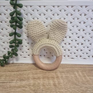 Bunny Ears Soft Crochet for Little Hands - Natural