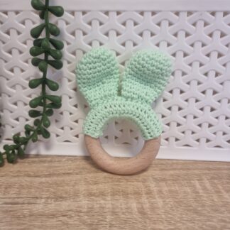Bunny Ears Soft Crochet for Little Hands - Green