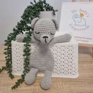 Crotchet Cuddle Teddy - Stormy Grey