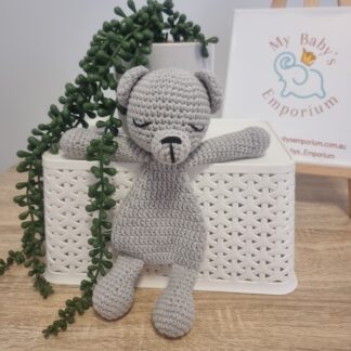 Crochet Cuddle Teddy - Stormy Grey