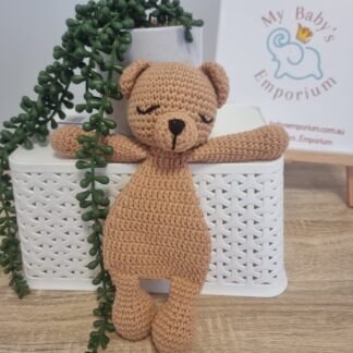 Crochet Cuddle Teddy - Honey Brown