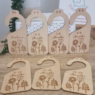 Baby Wardrobe Hanging Divider Set
