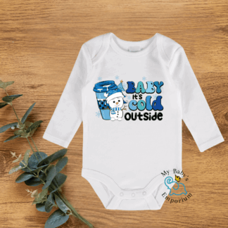 Baby Long Sleeve Onesie - Baby It’s Cold Outside