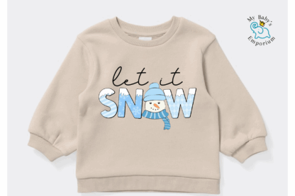 Baby Fleece Jumper - Let It Snow