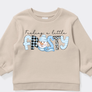 Baby Fleece Jumper - Feeling A Little Frosty