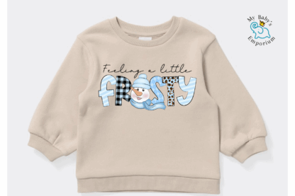 Baby Fleece Jumper - Feeling A Little Frosty