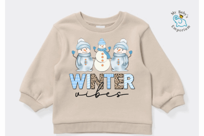 Baby Fleece Jumper - Winter Vibes