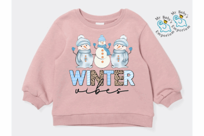 Baby Fleece Jumper - Winter Vibes - Image 2