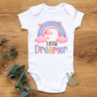Baby Short Sleeve Onesie - Little Dreamer