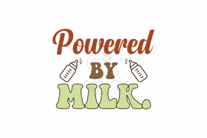 Baby Short Sleeve Onesie - Powered By Milk - Image 2