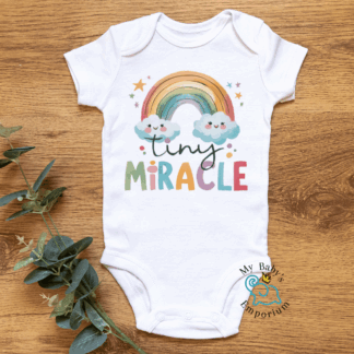 Baby Short Sleeve Onesie - Tiny Miracle