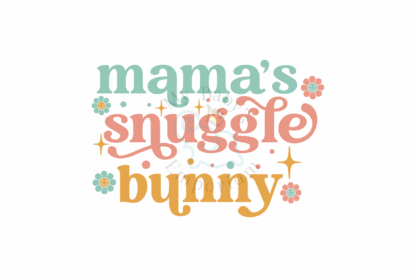 Baby Short Sleeve Onesie - Mama's Snuggle Bunny - Image 2