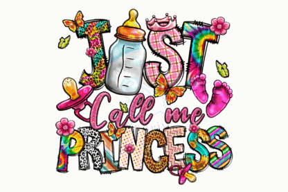 Baby Short Sleeve Onesie - Just Call Me Princess - Image 2