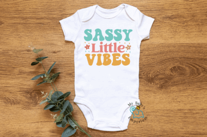 Baby Short Sleeve Onesie - Sassy Little Vibes