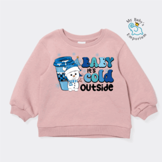 Baby Fleece Jumper - Baby It's Cold Outside