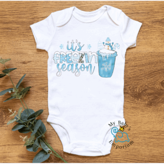 Baby Short Sleeve Onesie - It’s Freezin’ Season